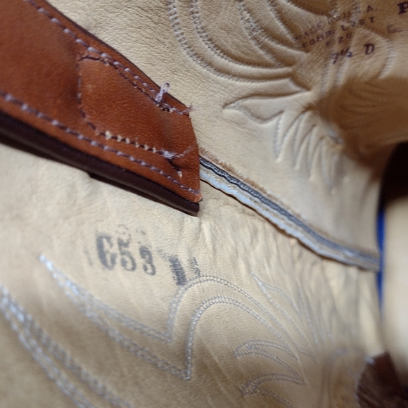 Like New Pathfinder JB Dillon Ponderosa Color Western Cowboy Boots Men's sz 9.5D - Picture 9 of 15